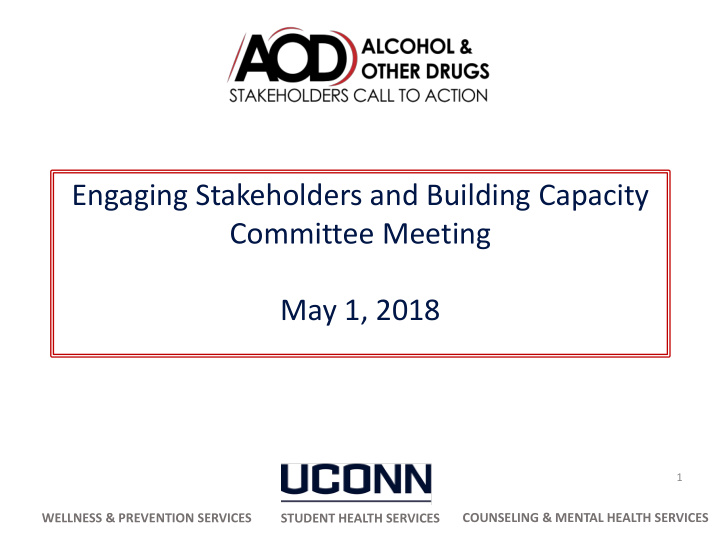 engaging stakeholders and building capacity committee