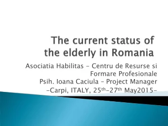 Asociatia Habilitas - Centru de Resurse si  Formare Profesionale  Psih. Ioana Caciula  Project