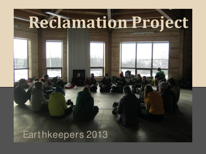 reclamation project