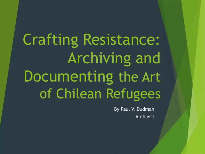 archiving and