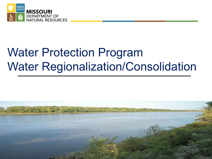 water protection program water regionalization