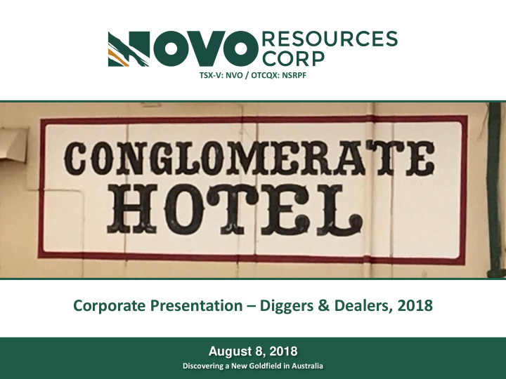 corporate presentation diggers amp dealers 2018