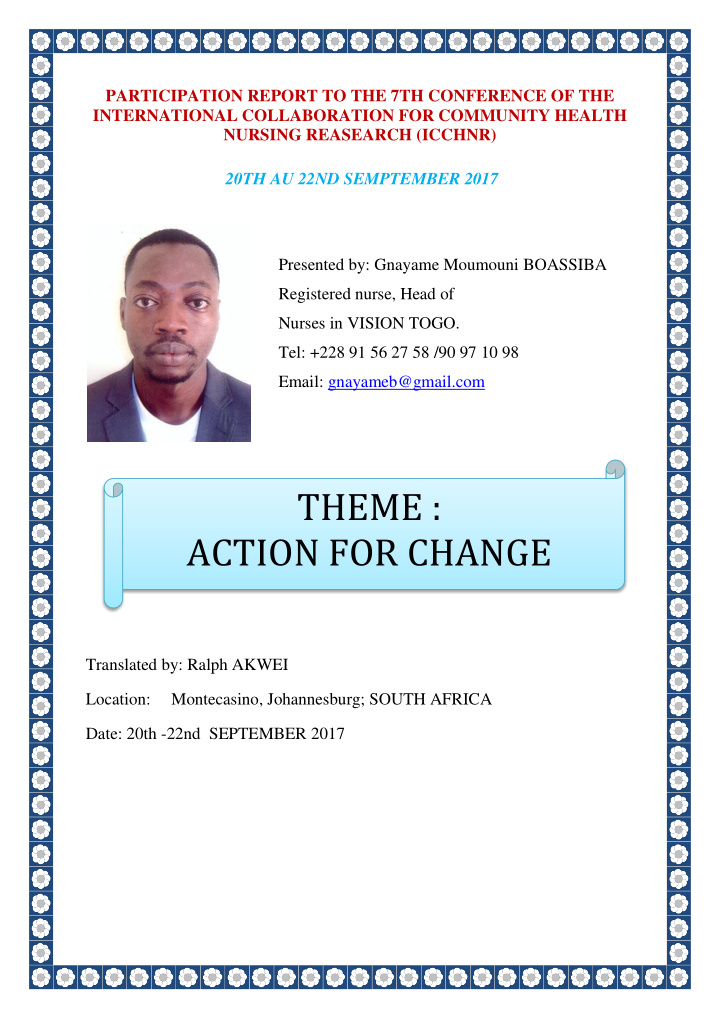 action for change