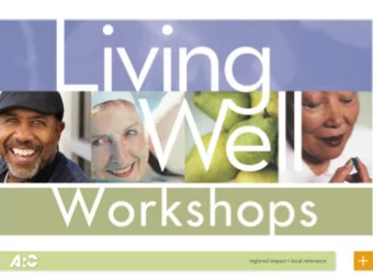 Living Well  Workshops  Healthy Changes for Living with  Chronic Conditions  Healthy Changes