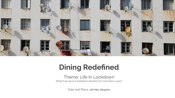 dining redefined