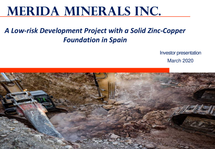 merida minerals inc