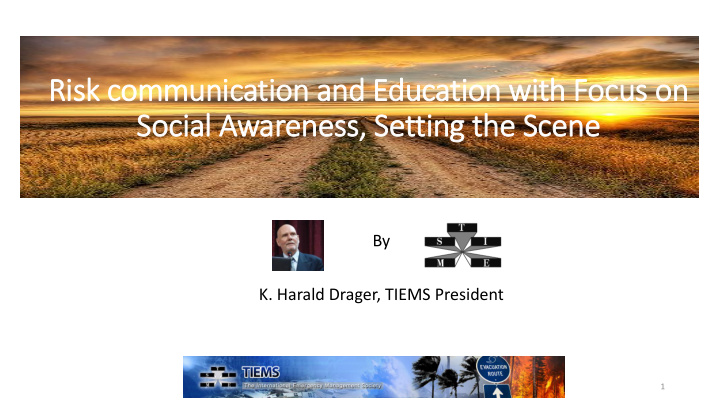 risk communication and education with focus on social