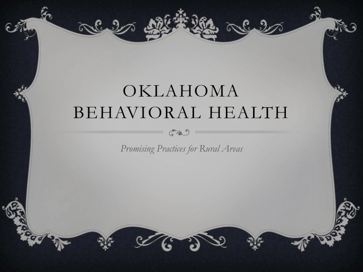 oklahoma behavioral health