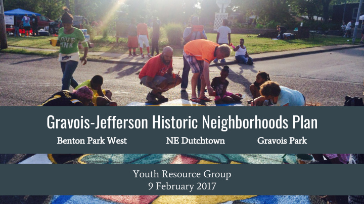 gravois jefferson historic neighborhoods plan
