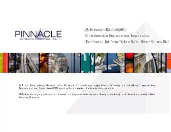 So lic ita tio n R2114080P1  Co nstruc tio n Eng ine e ring  I  nsp e c tio n:  Pe mb ro ke  Rd