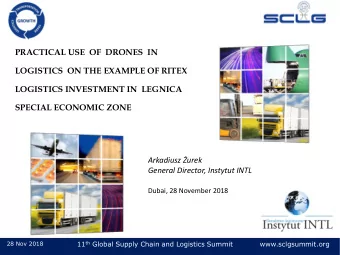 Arkadiusz urek  General Director, Instytut INTL  Dubai, 28 November 2018  28 Nov 2018 11 th