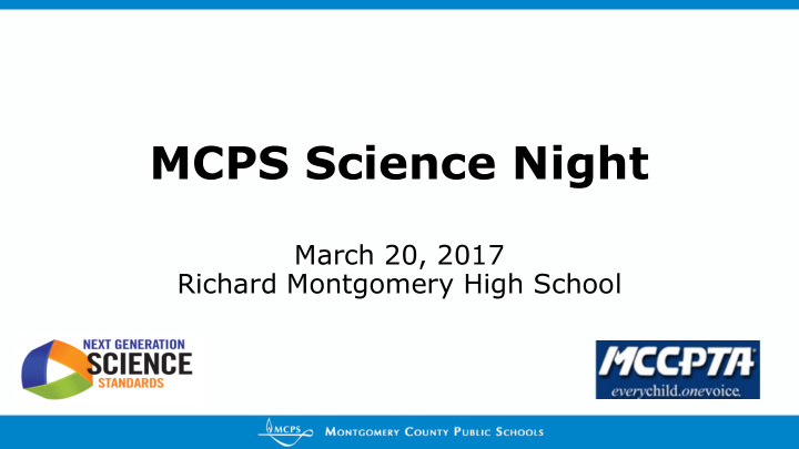 mcps science night