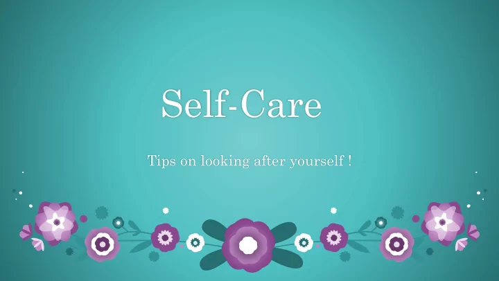 self care
