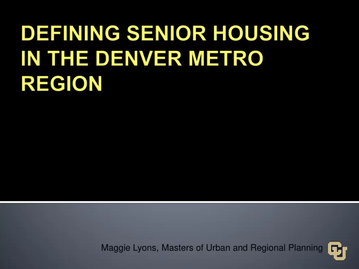 maggie lyons maggie lyons masters of urban and regional