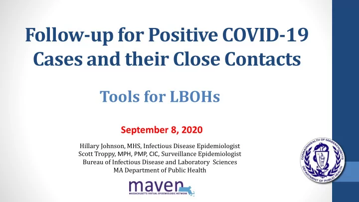 follow up for positive covid 19