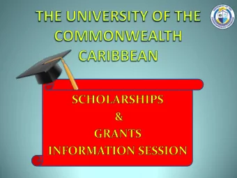 VMBS  SCHOLARSHIPS  PAUL CHAVANNES SCHOLARSHIP  SAGICOR SCHOLARSHIP &amp; BOOK  GRANT