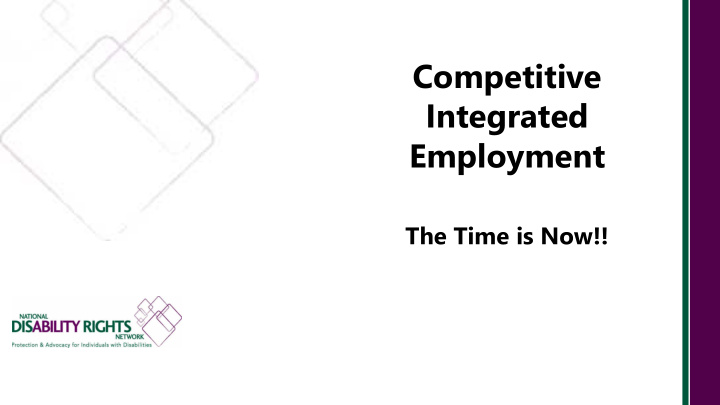 competitive integrated employment