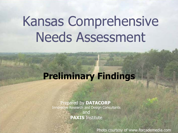 kansas comprehensive needs assessment