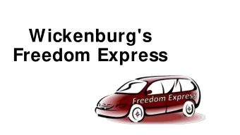 Wickenburg's  Freedom Express  WHY does rural  America need Senior  Transportation?  AARP  28%