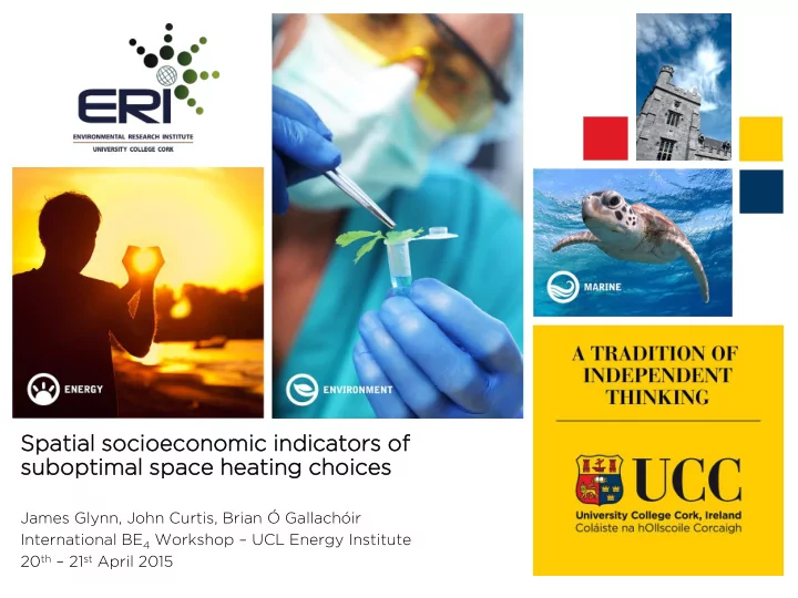 spati tial al socioec economi onomic indic icat ators ors