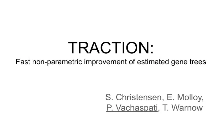 traction