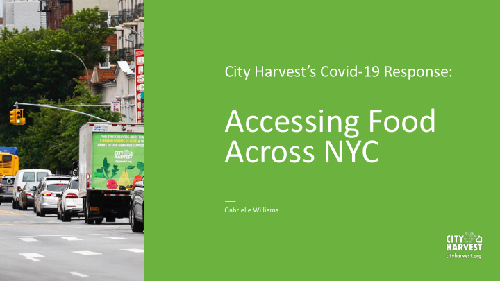 accessing food across nyc