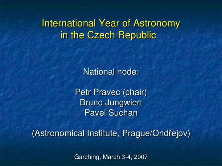international year of astronomy international year of