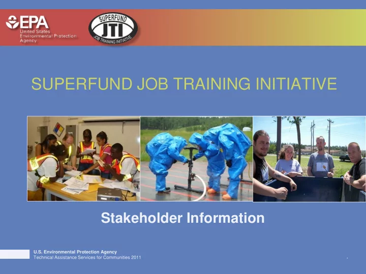 stakeholder information u s environmental protection