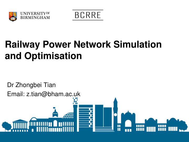 railway power network simulation