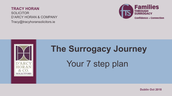 the surrogacy journey your 7 step plan