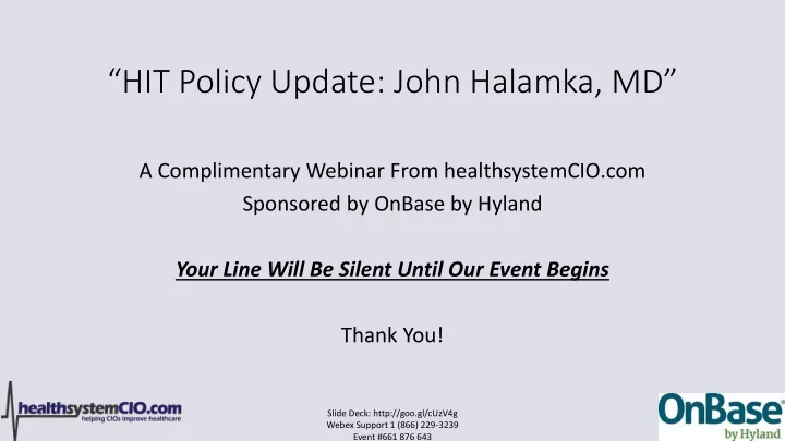 hit policy update john halamka md
