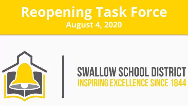 reopening task force