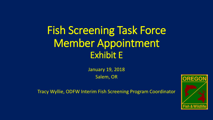 fi fish sh screening t task ask force ce member ap