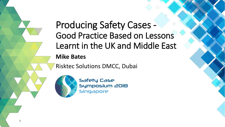 producing safety cases