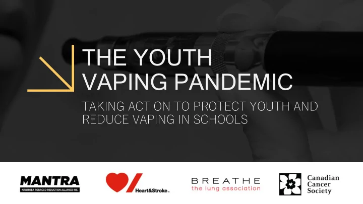 the youth vaping pandemic