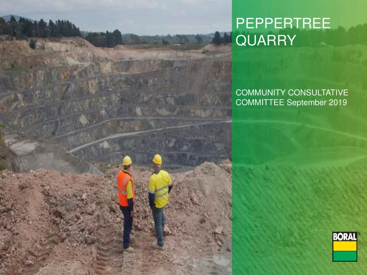 peppertree quarry
