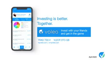 In  Investing i  is b  better.  .  To  Together.  In  Inves  est with your frien  ends  an  and get