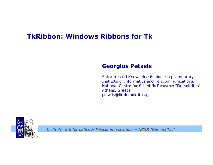 tkribbon windows ribbons for tk