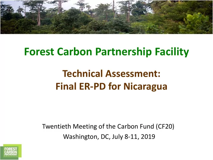 forest carbon partnership facility