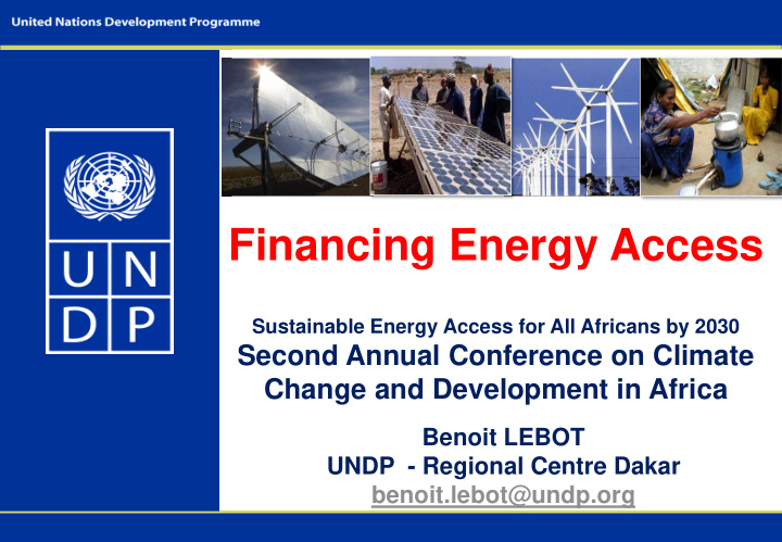 financing energy access