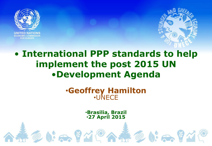 international ppp standards to help