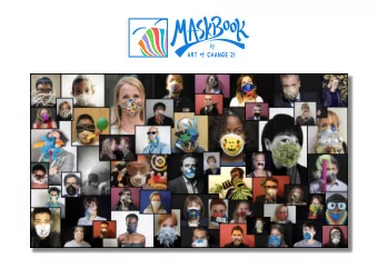 A project by the association:  In partnership with:  sponsored by:  MASKBOOK // PRESENTATION