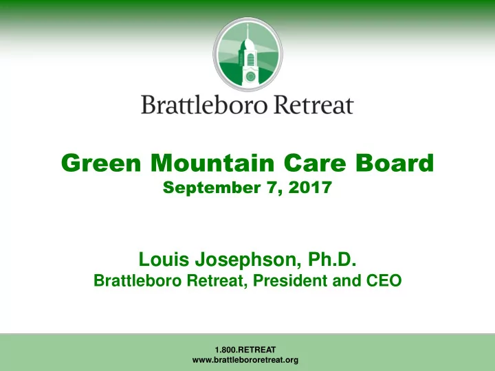 green mountain care board