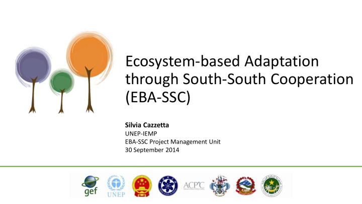ecosystem based adaptation through south south cooperation