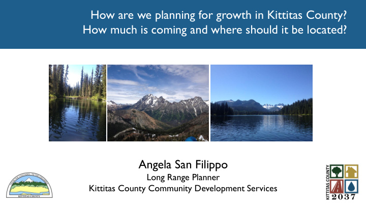 angela san filippo long range planner kittitas county