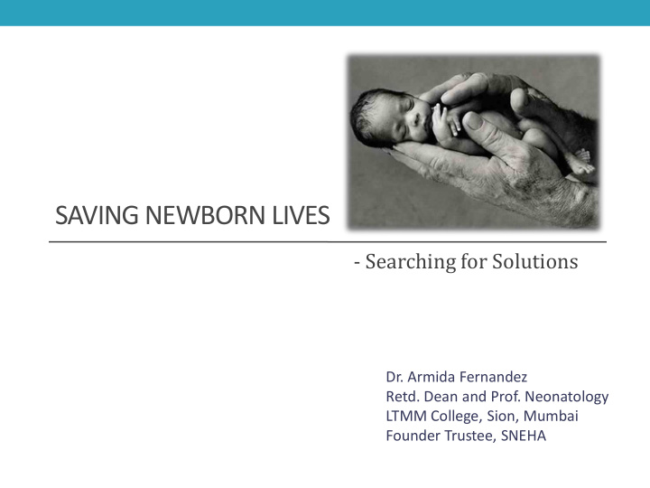 saving newborn lives