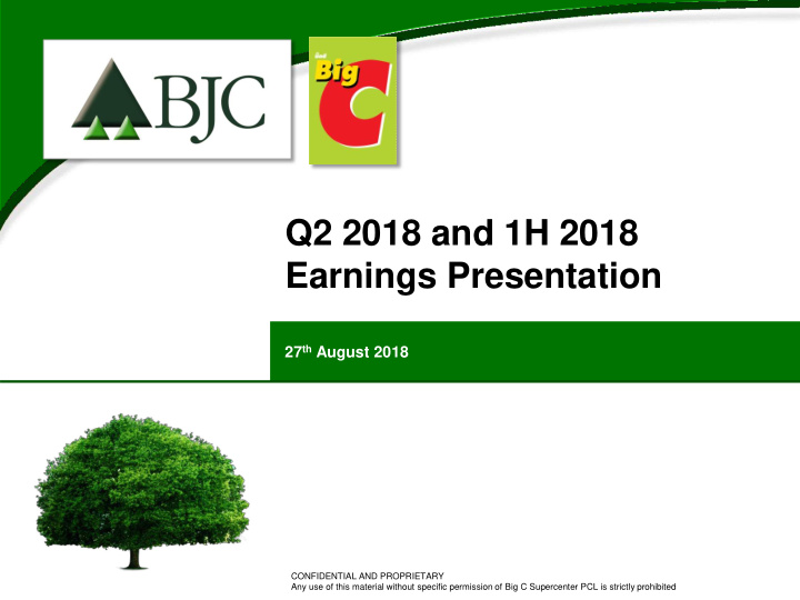 earnings presentation