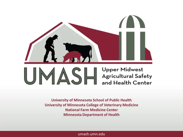 university of minnesota school of public health