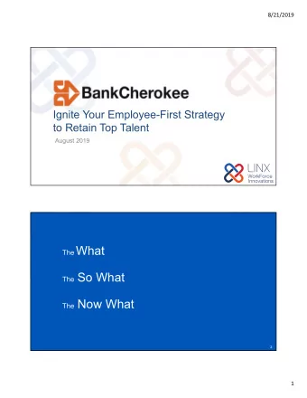 The What The So What The Now What  2  1  8/21/2019 The What The So What The Now What  3  Why You