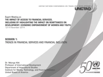 United Nations Conference on Trade and Development  Research funded by Institute for